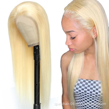 wholesale 613 BodyWave Hd Lace Wigs Human Hair Vendors Virgin Hair Transparent Full Lace Wig Blonde Body Wave Lace Frontal Wig
